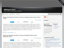 Tablet Screenshot of milmapas.com.ar